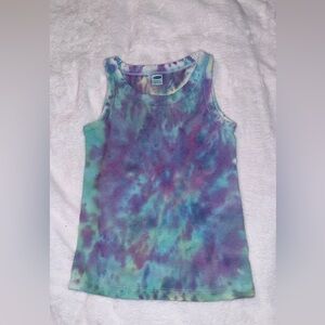 Old Navy Kids Tie-Dye Tank Top - Purple, Blue, Green